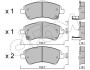 Гальмівні колодки пер. Toyota Auris 07-12 (bosch) (150,8x62,5x19,5) CIFAM 822-795-0 (фото 1)