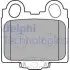 Комплект гальмівних колодок, дискове гальмо Delphi LP1510 (фото 1)