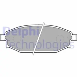 Гальмiвнi колодки дисковi Delphi LP1665
