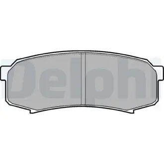 Комплект тормозных колодок, дисковый тормоз Delphi LP963