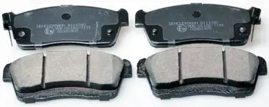 Гальмівні колодки дискові Daihatsu Copen, Cuore Vii, Sirion Subaru Justy Iv Suzuki Alto 0.7/1.0/1.3 09.03- Denckermann B111240