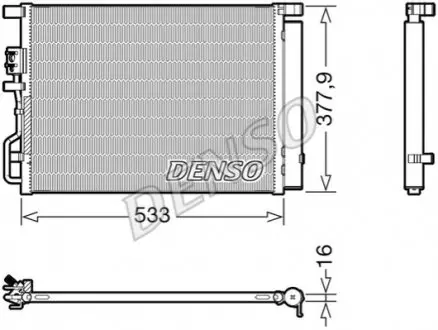 Ч?ОДНИКА КОНДИЦИОНЕРА С ОСУШИТЕЛЕМ HYUNDAI DENSO DCN41016