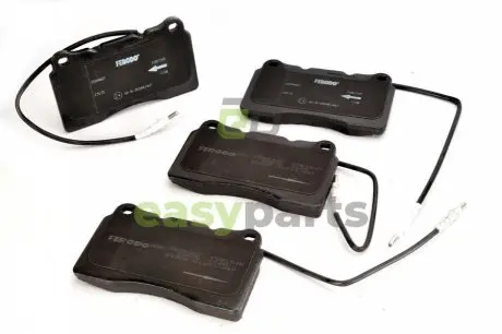 Комплект гальмівних колодок, дискове гальмо FERODO FDB1545