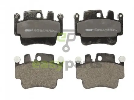 Комплект тормозных колодок, дисковый тормоз FERODO FDB1742