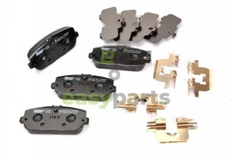 Фото комплект гальмівних колодок, дискове гальмо FERODO FDB1894 Комплект гальмівних колодок, дискове гальмо FERODO FDB1894