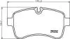 Комплект тормозных колодок, дисковый тормоз HELLA 8DB 355 005-551 (фото 2)