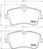 Комплект гальмівних колодок, дискове гальмо HELLA 8DB 355 018-351 (фото 1)