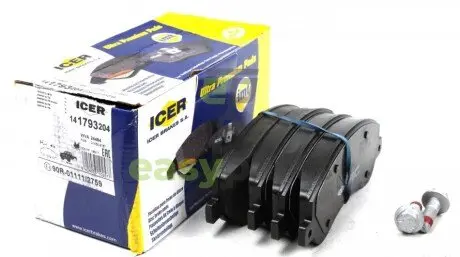Колодки гальмівні (передні) VW Amarok 10- ICER 141793-204