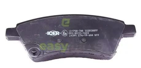 Колодки гальмівні (передні) Fiat Sedici 06-14/Suzuki SX4 06- ICER 181758-700