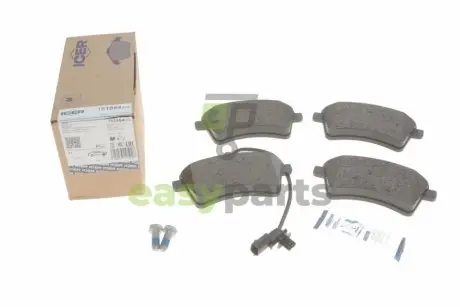 Колодки гальмівні (передні) Renault Kangoo/Nissan NV 250 08- (+датчики) ICER 181854-203