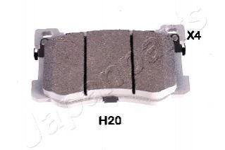 Комплект тормозных колодок, дисковый тормоз JAPANPARTS PA-H20AF (фото 1)