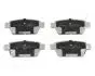Комплект тормозных колодок, дисковый тормоз JAPANPARTS PP-412AF (фото 1)
