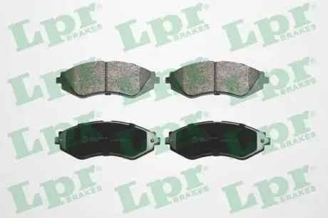 Комплект гальмівних колодок, дискове гальмо LPR 05P710