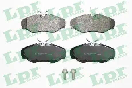 Комплект гальмівних колодок, дискове гальмо LPR 05P908