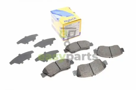 Колодки гальмівні (передні) Honda Civic V/VI 91-01/VIII 10-12/Jazz 02- Metelli 22-0138-0
