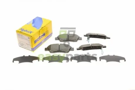 Колодки гальмівні (передні) Honda Civic V/VI/VII 91-05/CRX III 92-98/Jazz 08-14 Metelli 22-0175-0