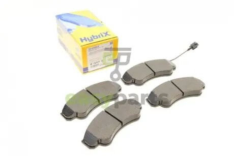 Колодки гальмівні (передні) Citroen Jumper/Fiat Ducato/Peugeot Boxer 99- R16 (+датчик) Metelli 22-0326-0