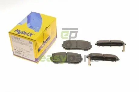 Колодки гальмівні (передні) Kia Cerato 01-04/Carens 00-/Clarus 96-/Sephia 93-97/Shuma 97-04 Metelli 22-0372-0