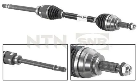 Pє?oЬ kpl. ESPACE 15- 8-kul prawa 1002mm SNR NTN DK55.024