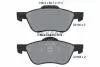 Комплект тормозных колодок, дисковый тормоз TEXTAR 2316001 (фото 1)