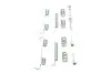 Комплект пружинок колодок ручника BMW 1 (E81/E87/F20/F21)/3 (E46/E90/F30/F80) 07- M43/M47/M52/M54//N43/N46/N47 TEXTAR 97012600 (фото 2)