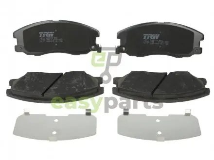 Комплект тормозных колодок, дисковый тормоз TRW GDB1978