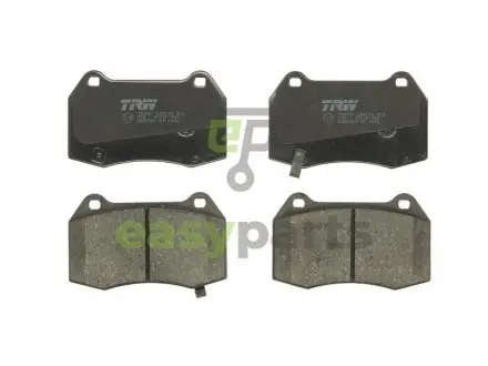 Комплект тормозных колодок, дисковый тормоз TRW GDB3381