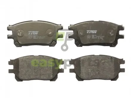 Комплект тормозных колодок, дисковый тормоз TRW GDB3414