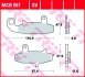 Комплект тормозных колодок, дисковый тормоз TRW MCB597 (фото 2)