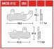 Комплект тормозных колодок, дисковый тормоз TRW MCB612 (фото 1)