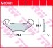 Комплект тормозных колодок, дисковый тормоз TRW MCB619 (фото 2)