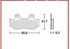 Комплект гальмівних колодок, дискове гальмо TRW MCB685SRM (фото 1)