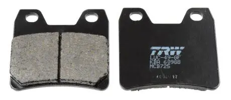 Комплект тормозных колодок, дисковый тормоз TRW MCB725