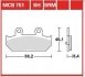 Комплект тормозных колодок, дисковый тормоз TRW MCB751SRM (фото 1)