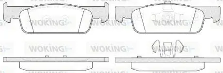 Гальмівні колодки пер. Logan/Sandero/Clio 12- WOKING P14403.00
