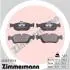 Комплект тормозных колодок, дисковый тормоз ZIMMERMANN 23287.175.9 (фото 1)