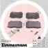 Комплект гальмівних колодок, дискове гальмо ZIMMERMANN 23745.175.2 (фото 1)