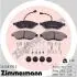 Комплект тормозных колодок, дисковый тормоз ZIMMERMANN 24468.190.2 (фото 1)