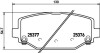 Комплект тормозных колодок, дисковый тормоз HELLA 8DB 355 020-311 (фото 1)