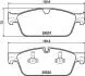 Комплект тормозных колодок, дисковый тормоз HELLA 8DB 355 020-841 (фото 4)
