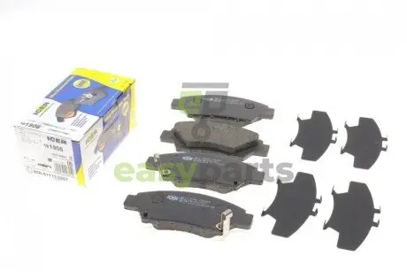 Комплект тормозных колодок, дисковый тормоз ICER 181906