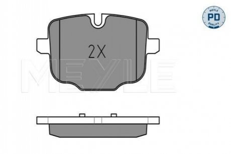 Колодки гальмівні (задні) BMW 5 (F10/F11)/6 (F12/F13)/ 7 (G11/G12)/ X5 (G05)/ X6 (G06)/ X7 (G07)10- MEYLE 025 247 0318/PD