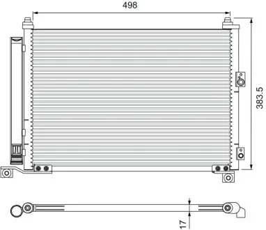 CHгODNICA KLIM FORD RANGER 06- Valeo 814403