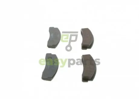 Комплект тормозных колодок, дисковый тормоз BOSCH 0 986 494 462 (фото 1)