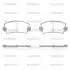 Гальмівні колодки зад. С300/FOCUS II/MAZDA 3/5/ESPACE I/C70/C30 1.6-2.7 03-12 WOKING P1213.36 (фото 1)