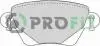 Колодки гальмівні дискові PROFIT 5000-1416 (фото 1)