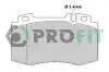 Колодки гальмівні дискові PROFIT 5000-1661 (фото 1)
