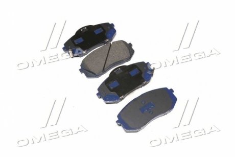 Комплект тормозных колодок, дисковый тормоз Hyundai/Kia/Mobis 581011DE00