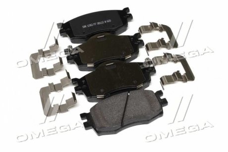 Комплект тормозных колодок, дисковый тормоз Hyundai/Kia/Mobis 58101-1GE00 (фото 1)
