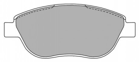 Комплект тормозных колодок, дисковый тормоз FREMAX FBP-1219 (фото 1)